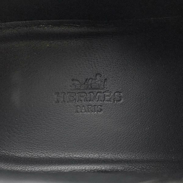 エルメス スニーカー H ベロア/ラバー レディースサイズ38 HERMES 靴 黒