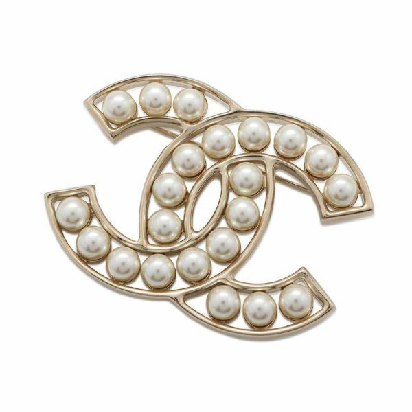 シャネル ブローチ ココマーク フェイクパール B23V A64978 CHANEL アクセサリー