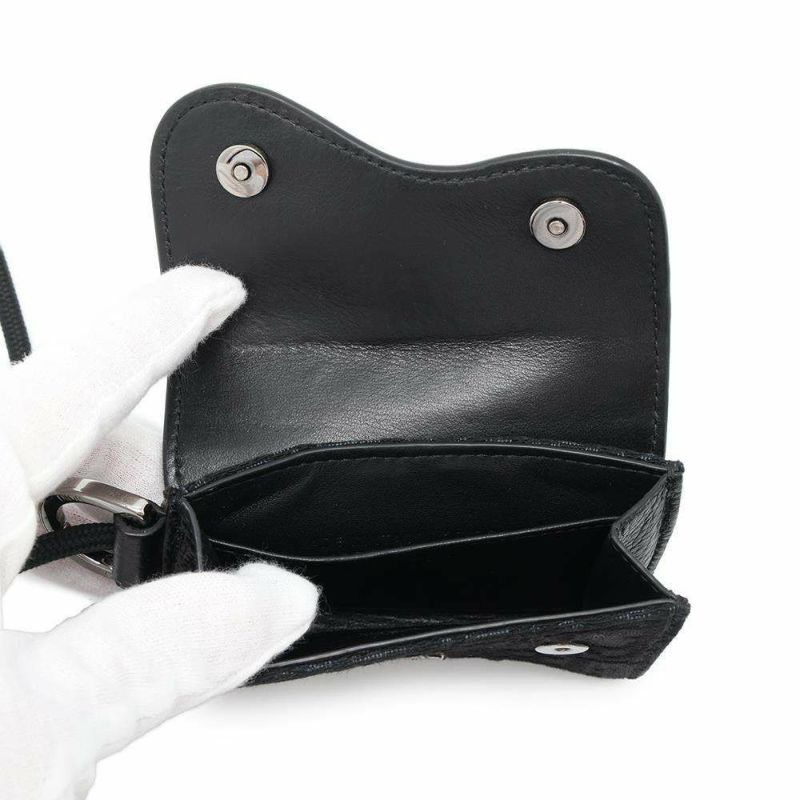 クリスチャン・ディオール ショルダーウォレット オブリーク キャンバス Christian Dior トロッター 　黒