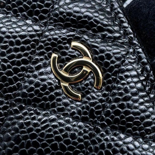 シャネル コインケース マトラッセ ココマーク キャビアスキン AP0216 CHANEL 財布 黒