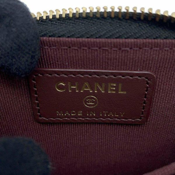 シャネル コインケース マトラッセ ココマーク キャビアスキン AP0216 CHANEL 財布 黒