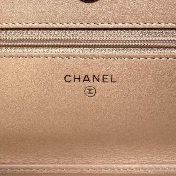 シャネル チェーンウォレット CCフィリグリー ココマーク マトラッセ キャビアスキン A84451 CHANEL 財布 黒