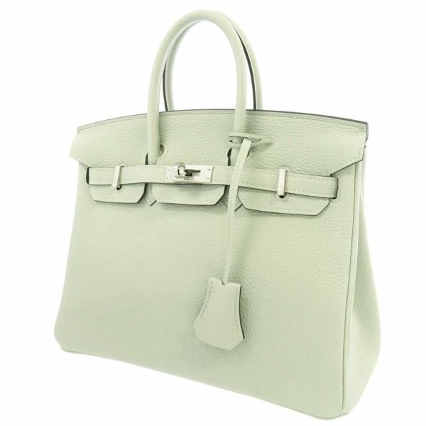 エルメス バーキン25 グリネヴェ/シルバー金具 トゴ B刻印 HERMES Birkin ハンドバッグ