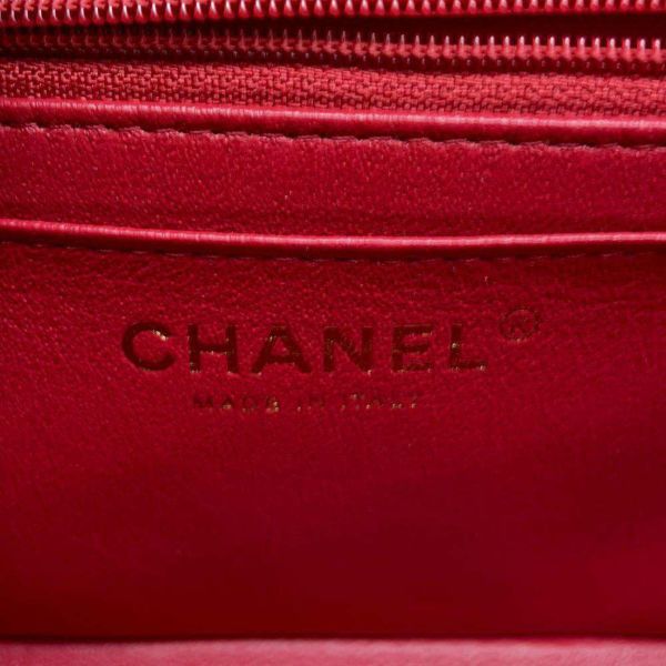 シャネル チェーンショルダーバッグ マトラッセ ココマーク トップハンドル ラムスキン AS2431 CHANEL バッグ