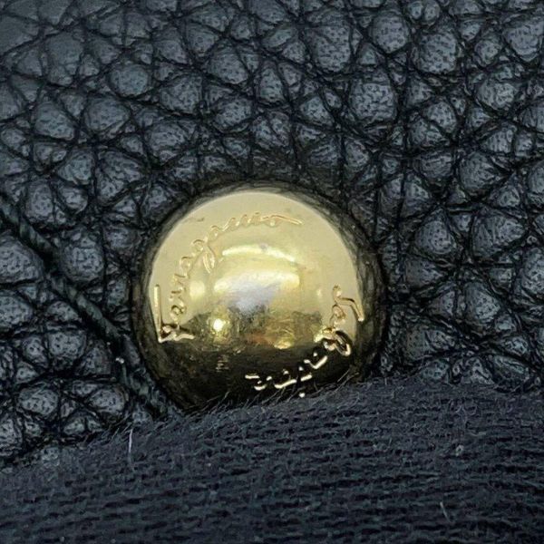 フェラガモ ハンドバッグ ガンチーニ レザー Ferragamo 2wayショルダーバッグ 黒