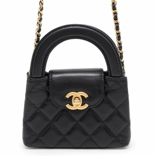 シャネル/チェーンクラッチ/ミニショルダーバッグ/ミニバッグ 可愛く上品に♪】CHANEL Kelly チェーン クラッチバッグ ミニ