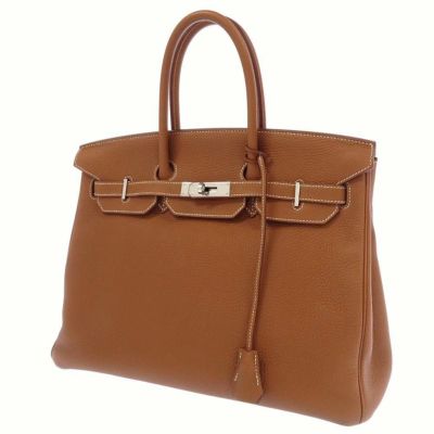 エルメス バーキン30 ブルーニュイ/シルバー金具 トゴ D刻 印HERMES