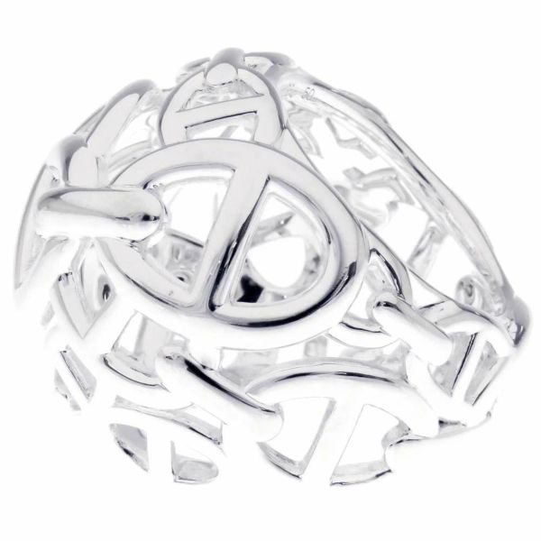 エルメス リング シェーヌダンクル アンシェネTGM SV925シルバー リングサイズ50 HERMES 指輪