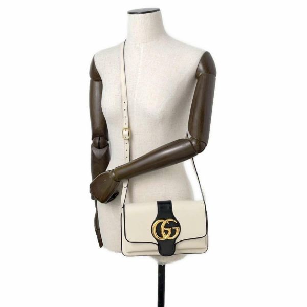 グッチ ショルダーバッグ アリー スモール レザー 550129 GUCCI バッグ 白