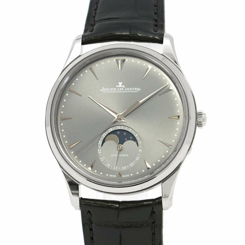 ジャガールクルト マスター ウルトラスリム ムーンフェイズ Q1363540 JAEGER-LECOULTRE 腕時計 グレー文字盤