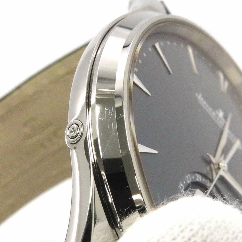 ジャガールクルト マスター ウルトラスリム ムーンフェイズ Q1363540 JAEGER-LECOULTRE 腕時計 グレー文字盤