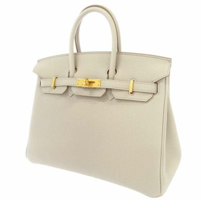 エルメス バーキン25 ベトン/ゴールド金具 トゴ U刻印 HERMES Birkin