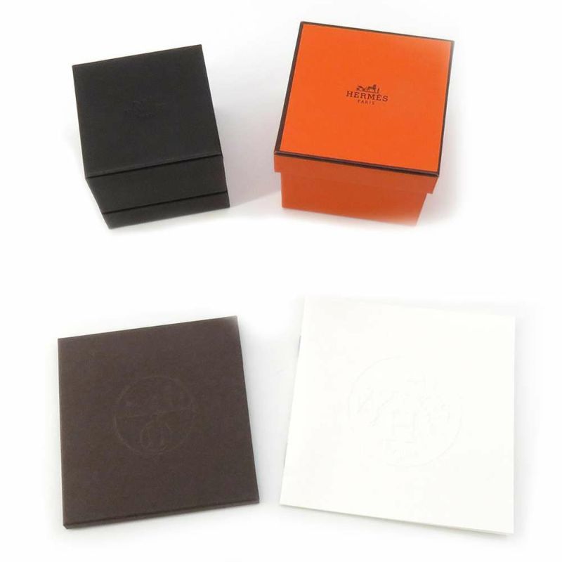 エルメス リング クルー・ド・フォルジュ リング PM ダイヤモンド 2P 0.1ct K18PG リングサイズ52 HERMES ジュエリー 指輪