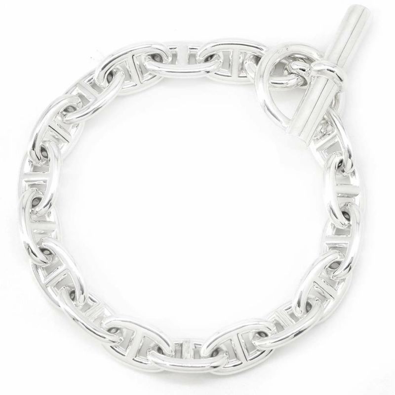 エルメス ブレスレット シェーヌダンクルMM 17コマ SV925シルバー HERMES ジュエリー