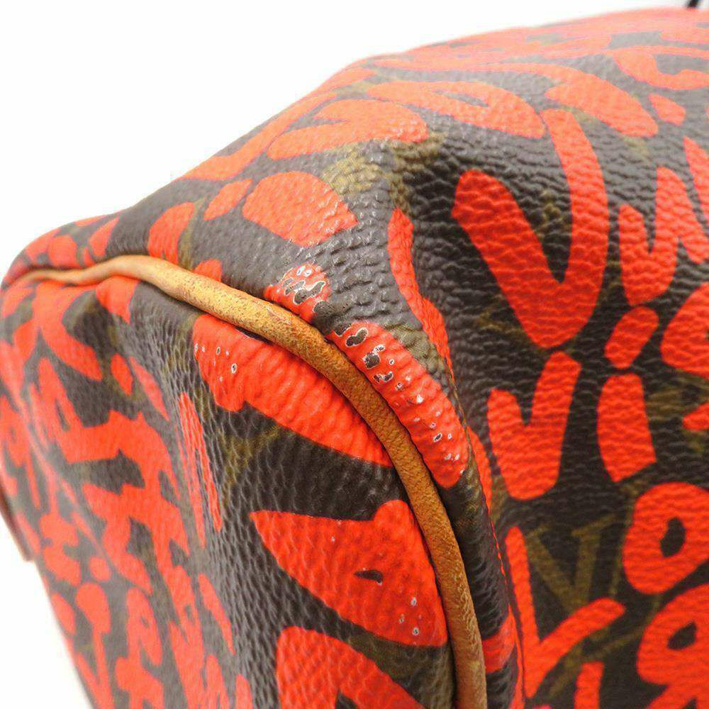 ルイヴィトン ハンドバッグ モノグラム・グラフィティ スピーディ30 M93705 ミニボストンバッグ