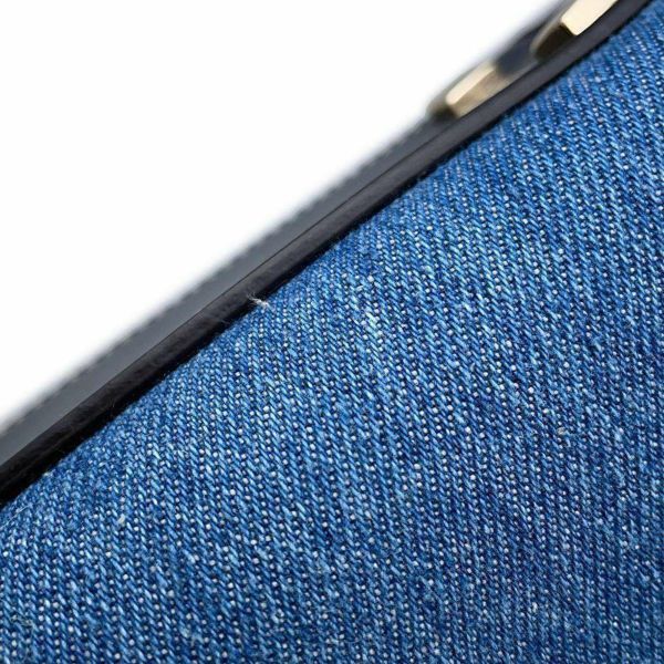 ジミーチュウ トートバッグ VARENNE ヴァレンヌ トート N/S デニム JIMMY CHOO 2wayショルダーバッグ