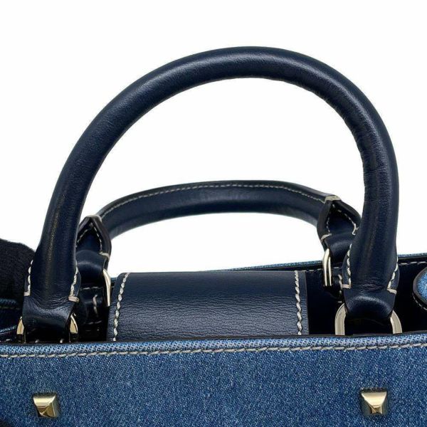 ジミーチュウ トートバッグ VARENNE ヴァレンヌ トート N/S デニム JIMMY CHOO 2wayショルダーバッグ
