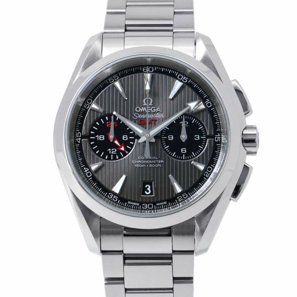 オメガ シーマスター アクアテラ クロノグラフ GMT 231.10.43.52.06.001 OMEGA 腕時計 グレー文字盤