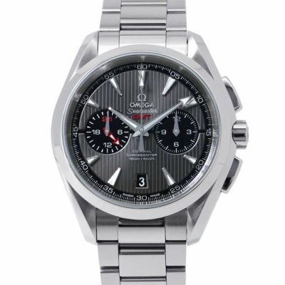 オメガ シーマスター アクアテラ クロノグラフ GMT 231.10.43.52.06.001 OMEGA 腕時計 グレー文字盤 安心保証