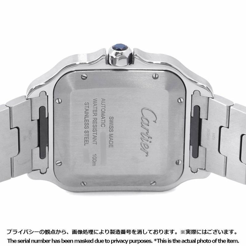 カルティエ サントス ドゥ カルティエ LM WSSA0071 Cartier 腕時計 ブルー文字盤