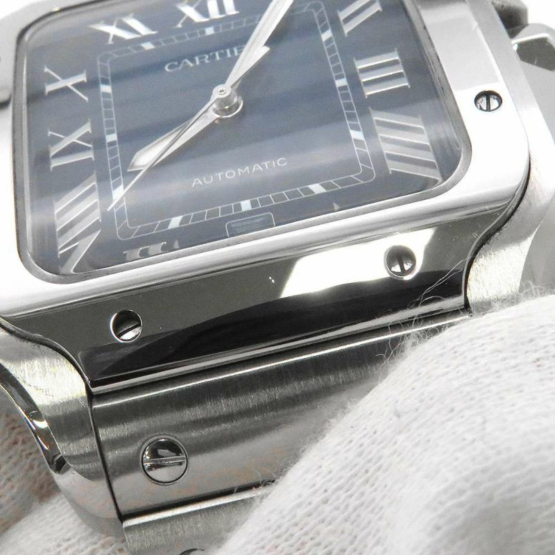 カルティエ サントス ドゥ カルティエ LM WSSA0071 Cartier 腕時計 ブルー文字盤