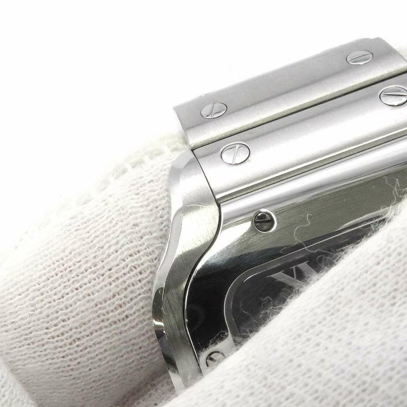 カルティエ サントス ドゥ カルティエ LM WSSA0071 Cartier 腕時計 ブルー文字盤