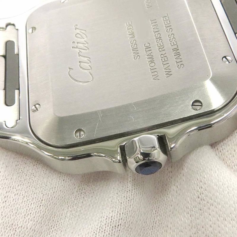 カルティエ サントス ドゥ カルティエ LM WSSA0071 Cartier 腕時計 ブルー文字盤