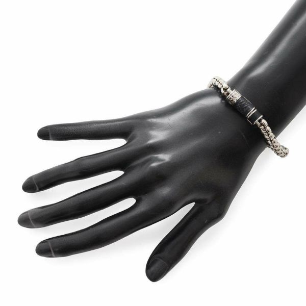 ルイヴィトン ブレスレット モノグラム・エクリプス ブレスレット・チェーン サイズL M63107 LOUIS VUITTON アクセサリー