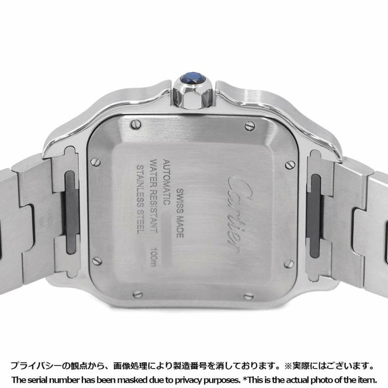 カルティエ サントス ドゥ カルティエ LM WSSA0030 Cartier 腕時計 ブルー文字盤