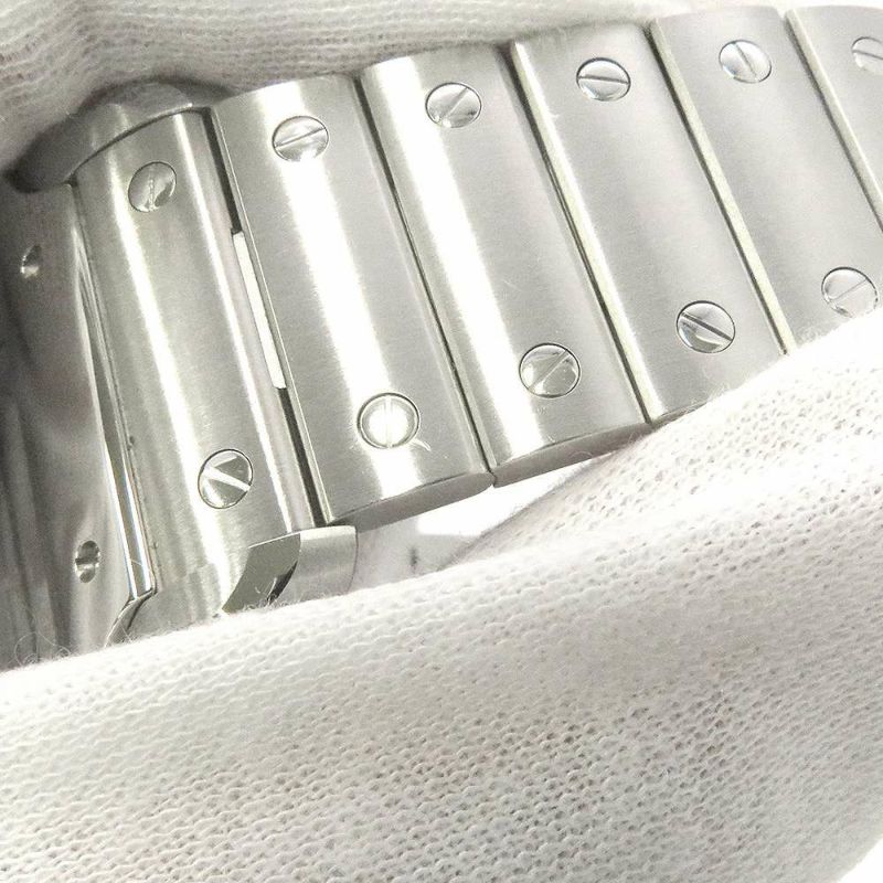 カルティエ サントス ドゥ カルティエ LM WSSA0030 Cartier 腕時計 ブルー文字盤