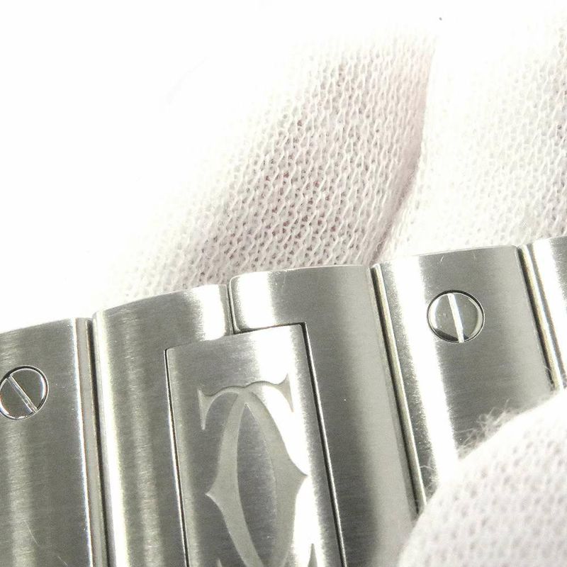 カルティエ サントス ドゥ カルティエ LM WSSA0030 Cartier 腕時計 ブルー文字盤