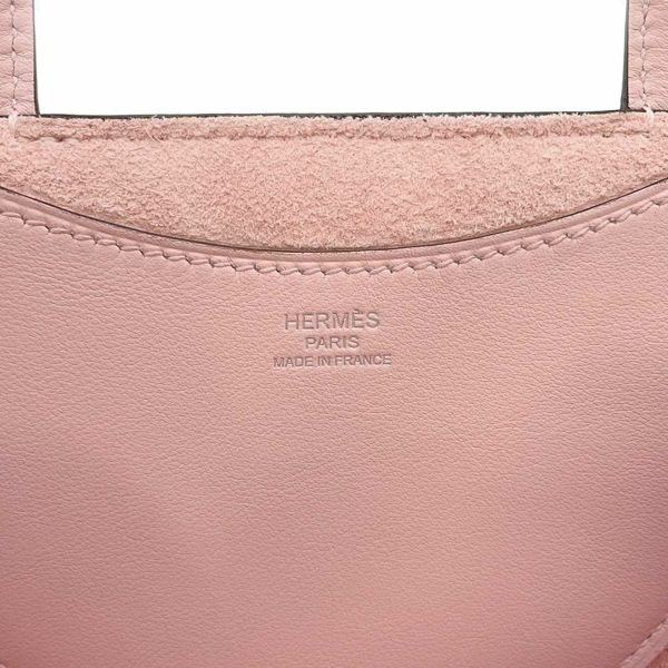 エルメス ハンドバッグ インザループ 18 ローズサクラ/シルバー