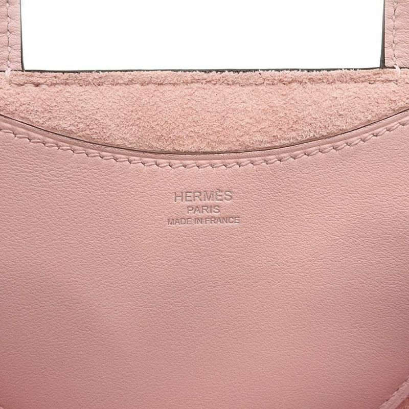 エルメス ハンドバッグ インザループ 18 ローズサクラ/シルバー金具 トリヨンクレマンス/スイフト B刻印