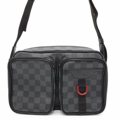 ルイヴィトン ショルダーバッグ ダミエ・グラフィット ユーティリティ・メッセンジャー N40280 LOUIS VUITTON ヴィトン 安心保証