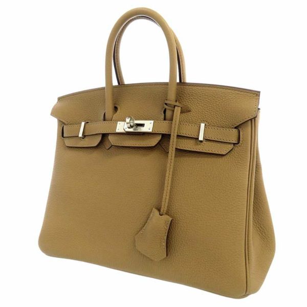 エルメス バーキン25 チャイ/シルバー金具 トゴ Z刻印 HERMES Birkin ハンドバッグ