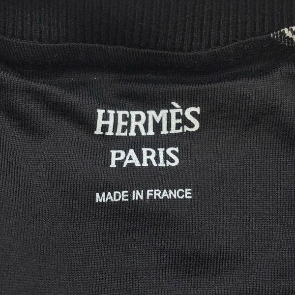 エルメス Tシャツ ナデージュ Nadge チェーン コットン レディースサイズ38 HERMES トップス