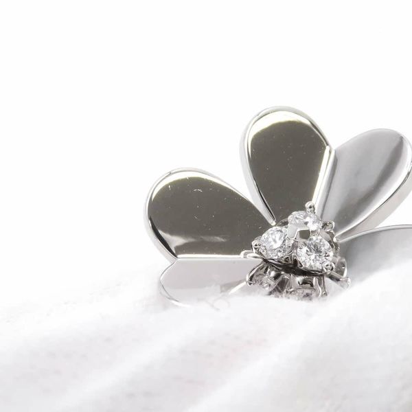 ヴァンクリーフ&アーペル ネックレス フリヴォル ペンダント ラージ ダイヤモンド 3P 0.16ct K18WGホワイトゴールド VCARD25300