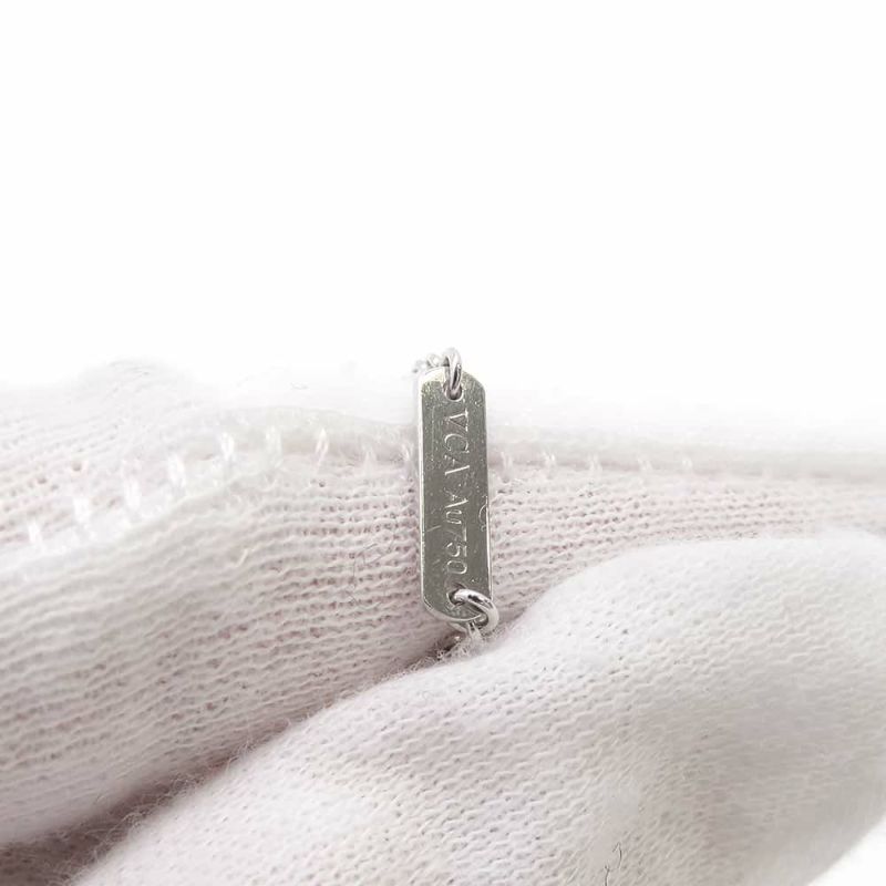 ヴァンクリーフ&アーペル ネックレス フリヴォル ペンダント ラージ ダイヤモンド 3P 0.16ct K18WGホワイトゴールド VCARD25300