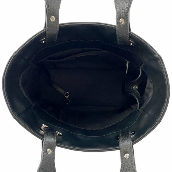シャネル トートバッグ パリビアリッツ トートPM マトラッセ ココマーク スモール A34208 CHANEL バッグ 黒