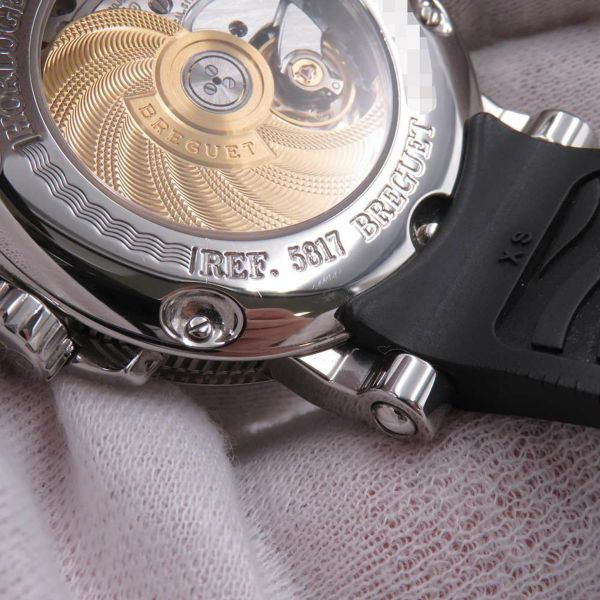 ブレゲ マリーン II ラージデイト 5817ST/12/5V8 BREGUET 腕時計 シルバー文字盤