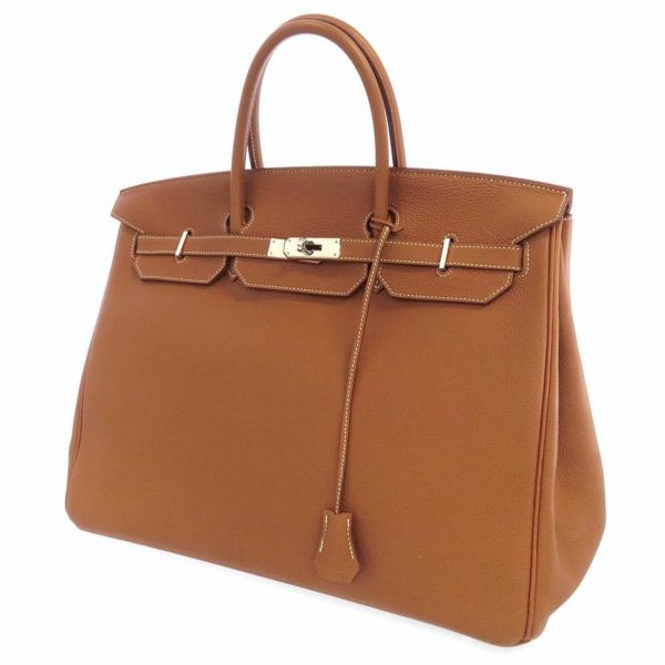 エルメス バーキン40 ゴールド/シルバー金具 トゴ U刻印 HERMES Birkin