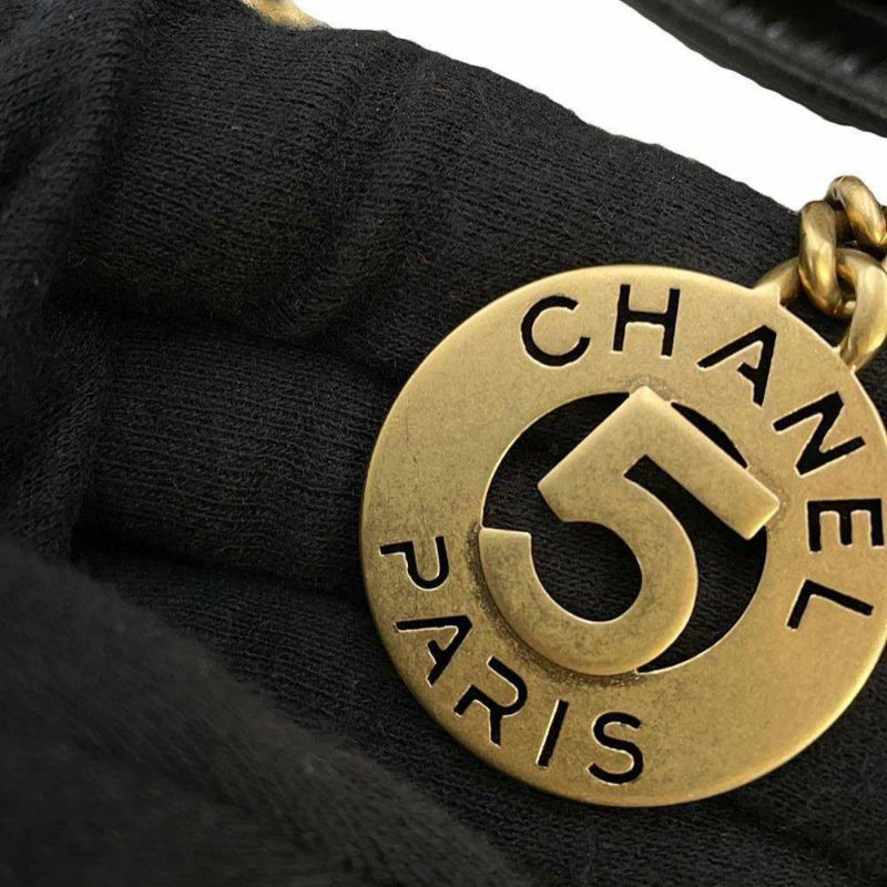 シャネル チェーンショルダーバッグ マトラッセ ココマーク シャイニークランプルカーフレザー AS4322 CHANEL 2way 黒