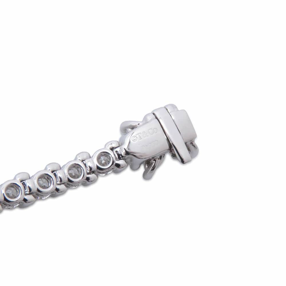 ティファニー ブレスレット ビクトリア ダイヤモンド ライン ブレスレット ダイヤモンド Pt950プラチナ Tiffany&Co. ジュエリー