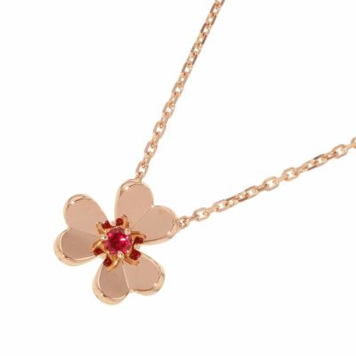 ヴァンクリ　ネックレス スウィート アルハンブラ ペンダント 18K イエローゴールド