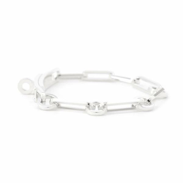 エルメス ブレスレット ケリー シェーヌ シンプルトゥール チェーン SV925シルバー サイズ16 HERMES ジュエリー