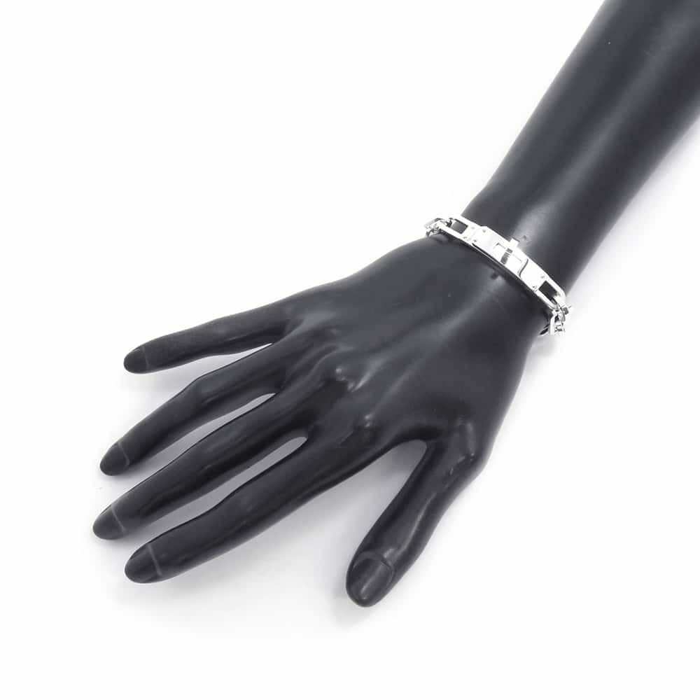 エルメス ブレスレット ケリー シェーヌ シンプルトゥール チェーン SV925シルバー サイズ16 HERMES ジュエリー