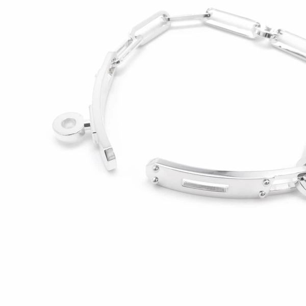 エルメス ブレスレット ケリー シェーヌ シンプルトゥール チェーン SV925シルバー サイズ16 HERMES ジュエリー