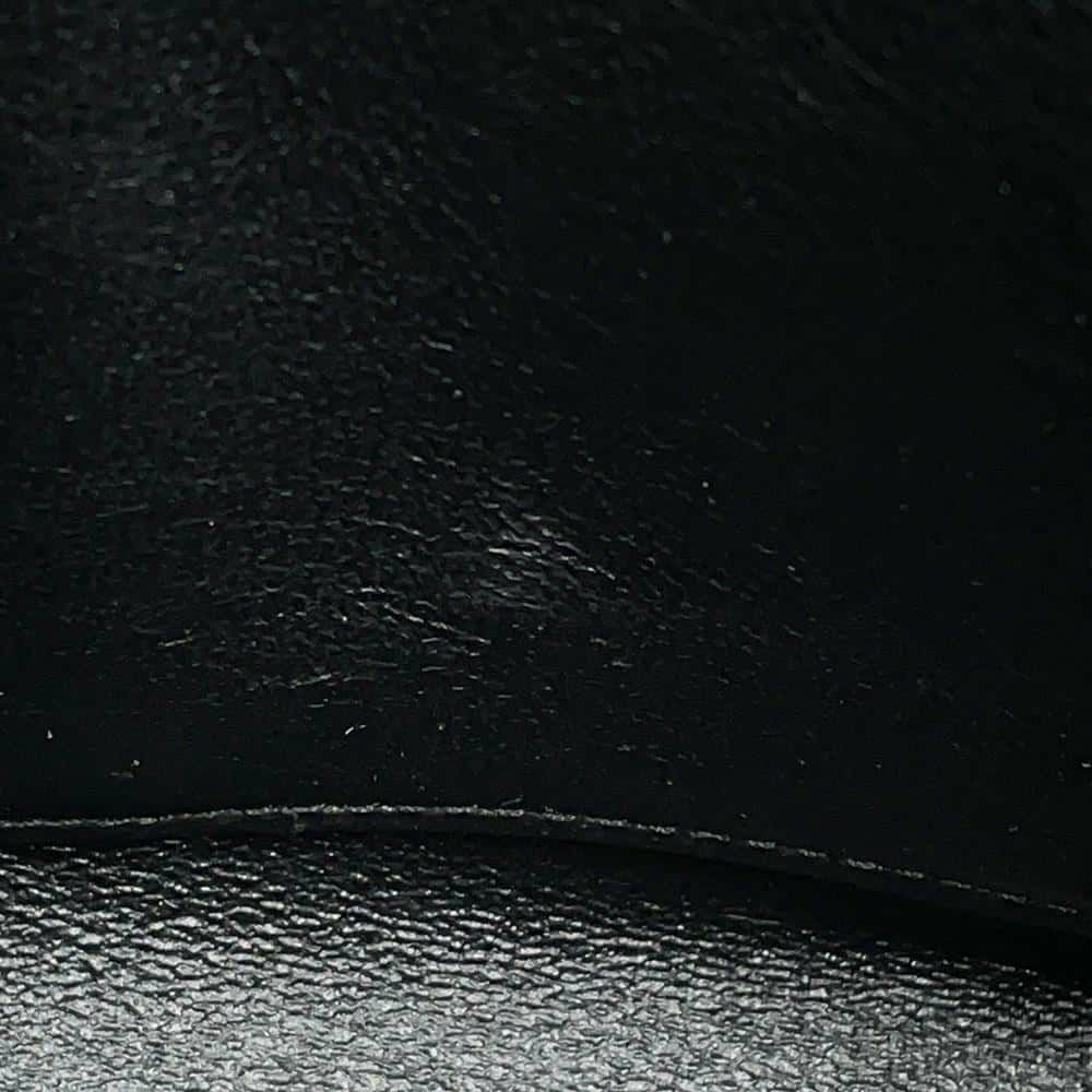 シャネル ハンドバッグ シェブロン ココマーク ボーリングバッグ ラムスキン CHANEL 2way 黒