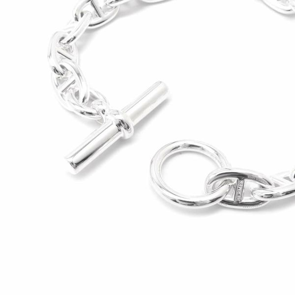 エルメス ブレスレット シェーヌダンクルMM 19コマ SV925シルバー HERMES ジュエリー