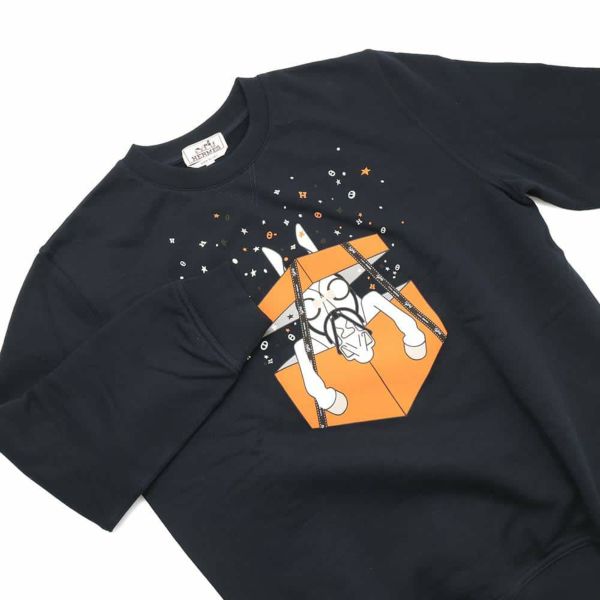 エルメス スウェット サプライズボックス コットン メンズサイズM HERMES